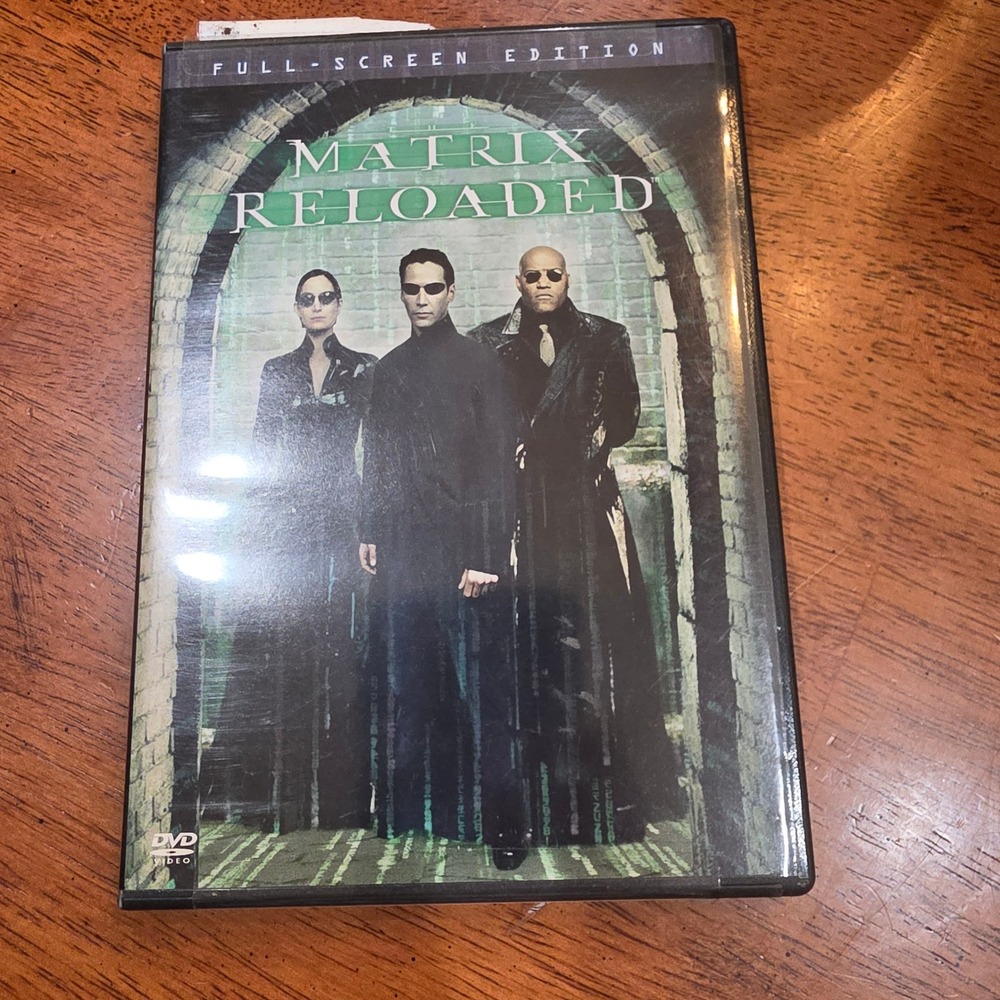 Warner Bros The Matrix Reloaded DVD Unisex OS Black Excellent 2-Disc Full Screen